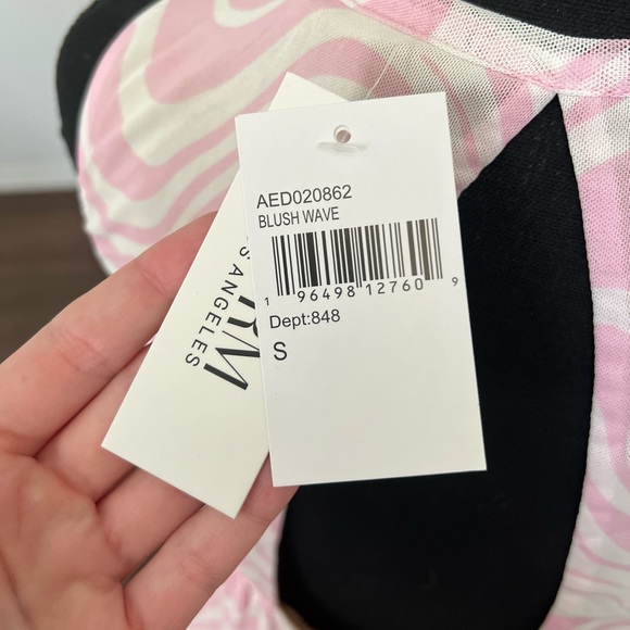 NWT AFRM Mesh Zebra Dress - Picture 7 of 8